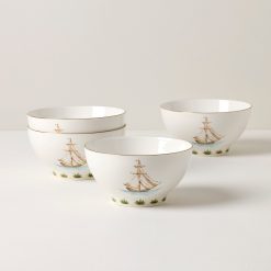 Lenox Everyday Flatware British Colonial Tradewind Rice Bowls, Set of 4
