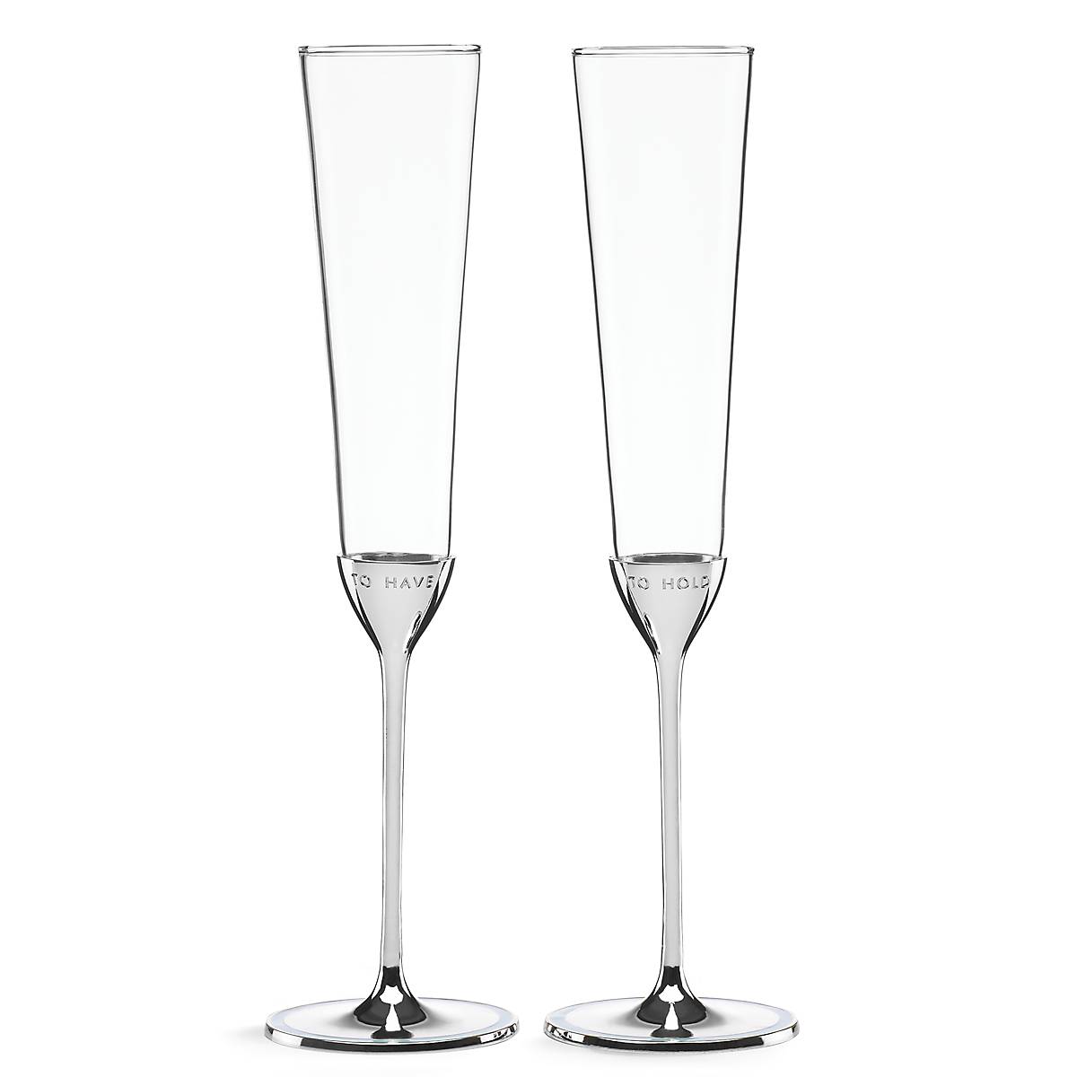 Lenox Everyday Flatware Take The Cake 2-Piece Champagne Flute Set