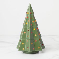Lenox Everyday Flatware Evergreen Large Lit Tree Figurine