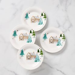 Lenox Everyday Flatware Balsam LaneTidbit Plates, Set of 4