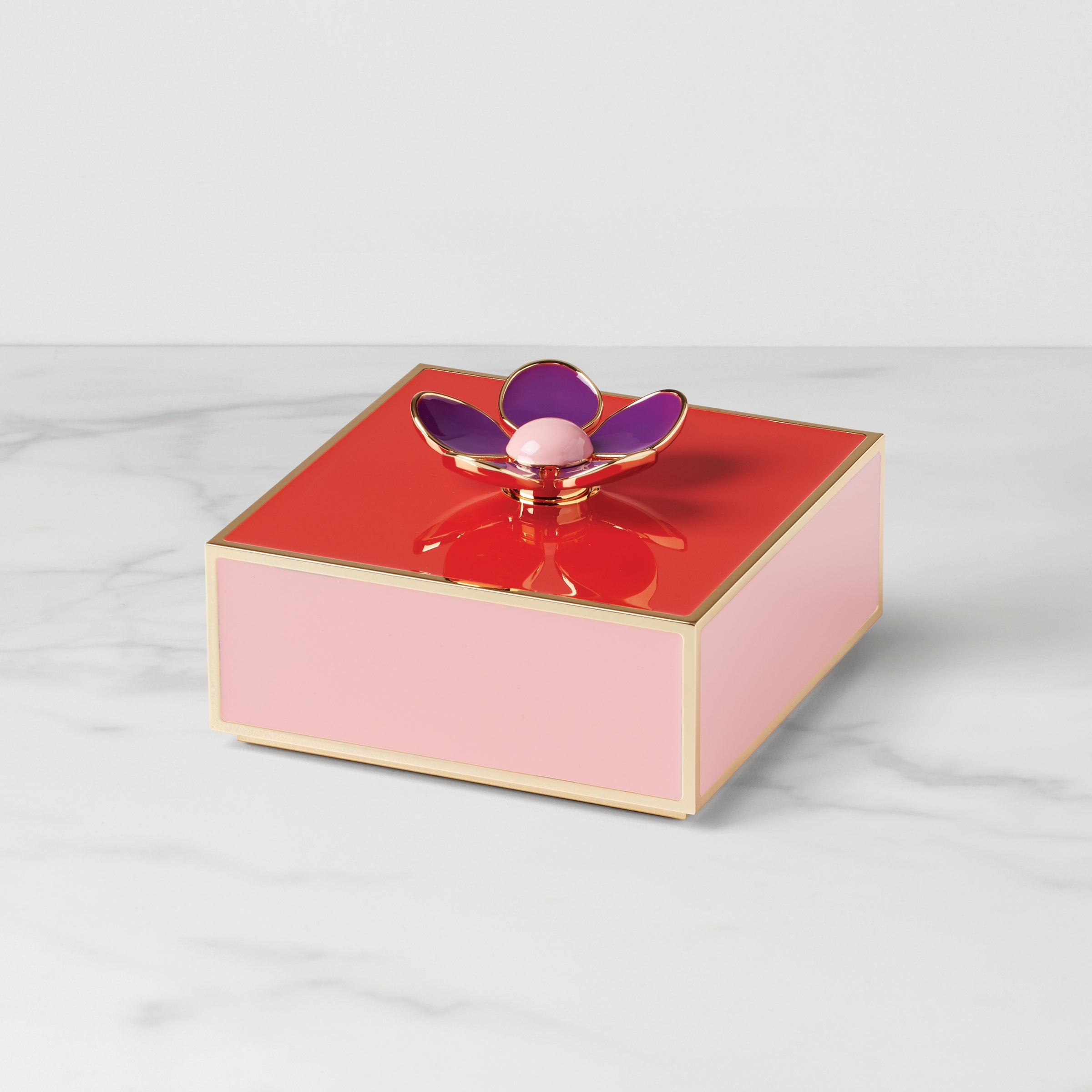 Lenox Everyday Flatware Make It Pop Red & Pink Floral Box