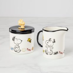 Lenox Everyday Flatware Chef Snoopy Sugar & Creamer 2-Piece Set