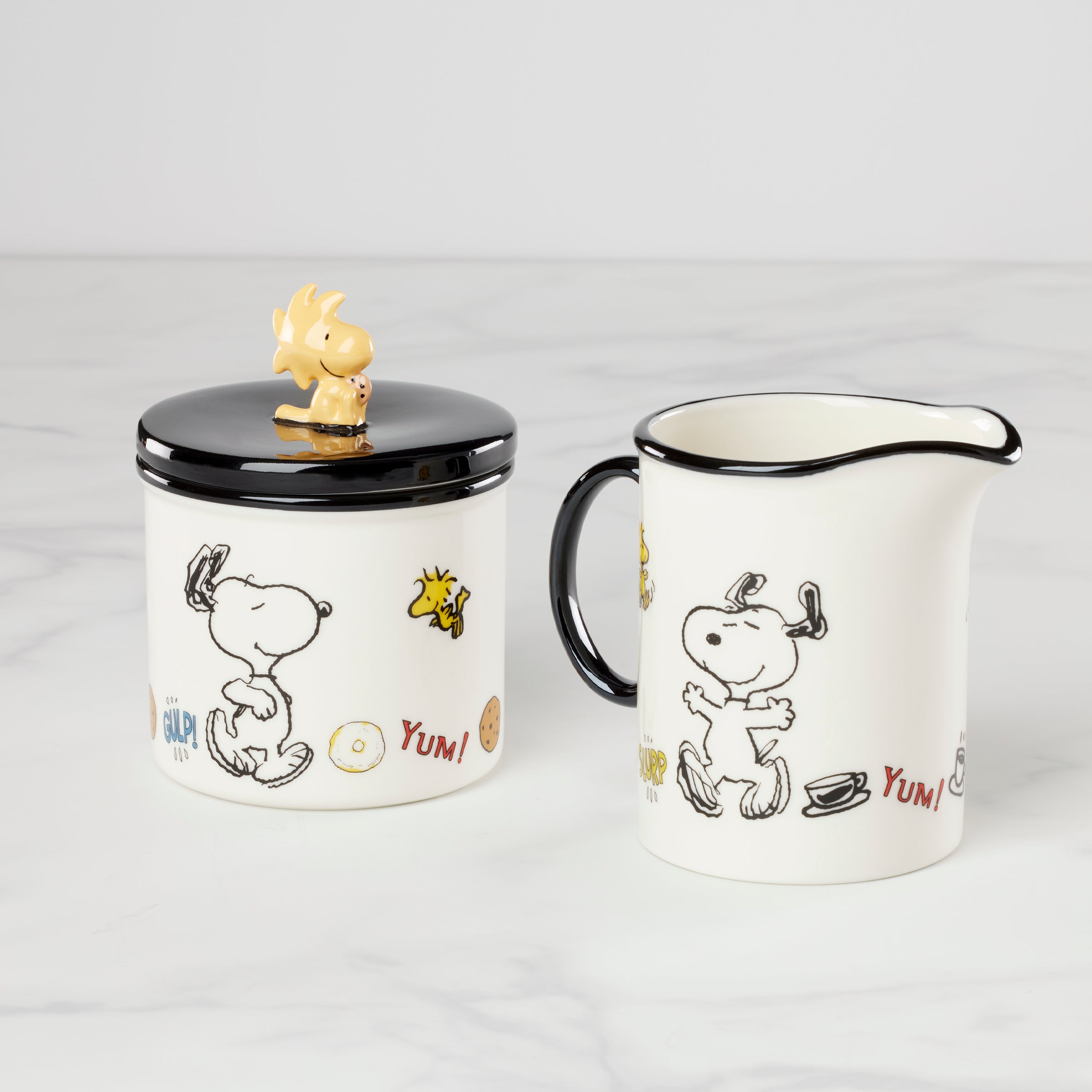 Lenox Everyday Flatware Chef Snoopy Sugar & Creamer 2-Piece Set
