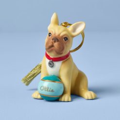 Lenox Everyday Flatware Personalized French Bulldog Ornament