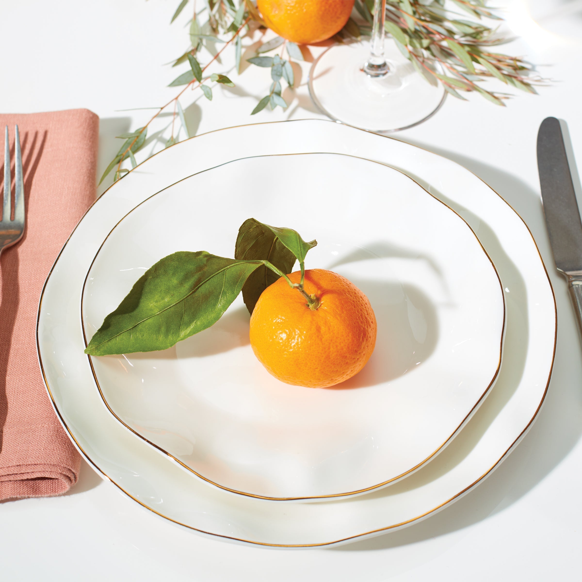 Lenox Everyday Flatware Blue Bay White 18-Piece Dinnerware Set - Image 3
