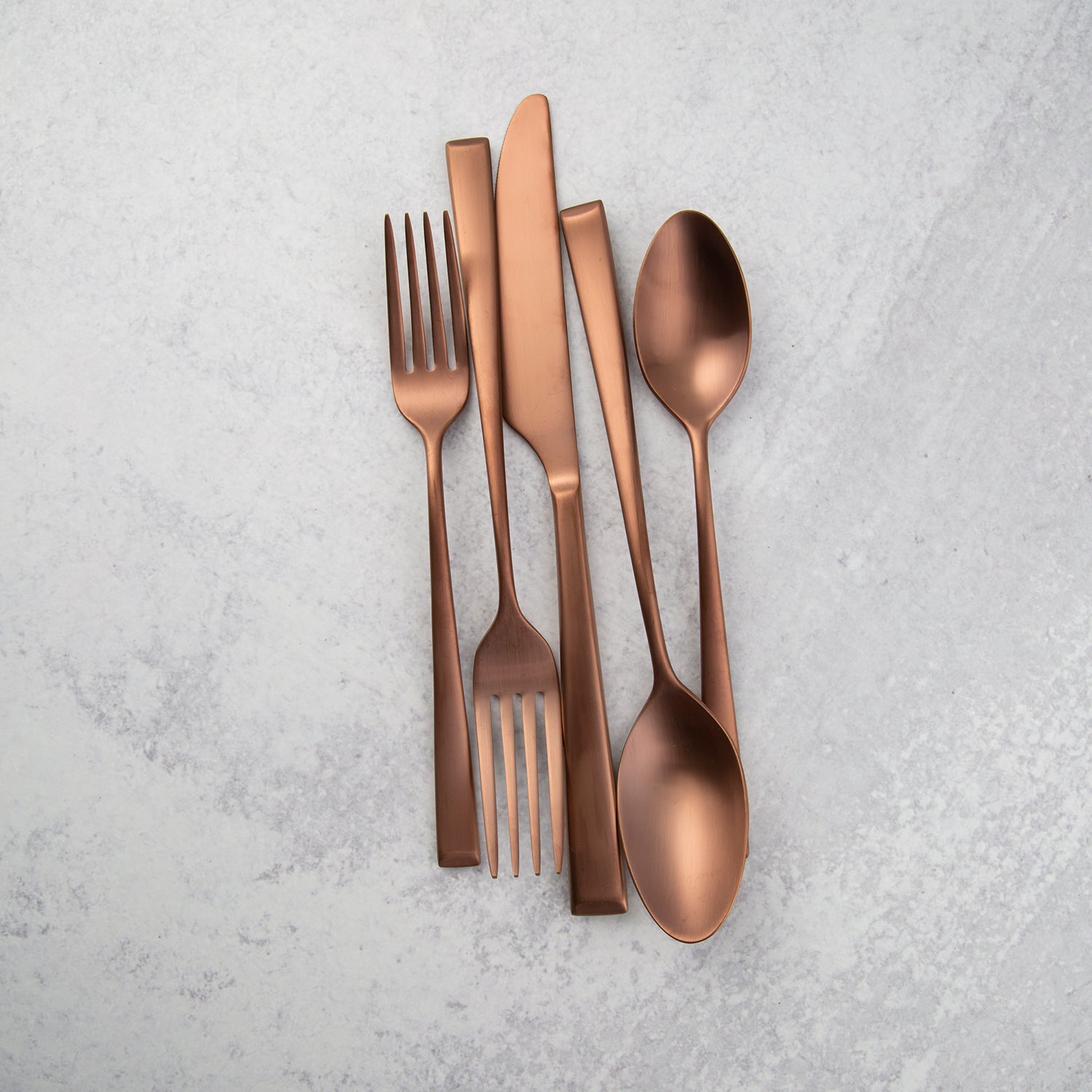 Lenox Everyday Flatware Marlise Copper Satin 20-Piece Flatware Set - Image 3