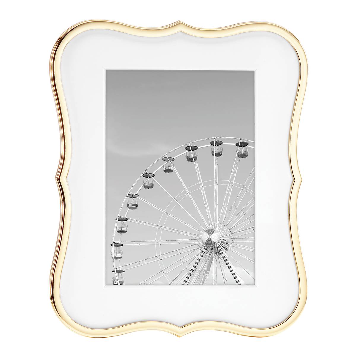 Lenox Everyday Flatware Crown Point Gold 5x7 Photo Frame