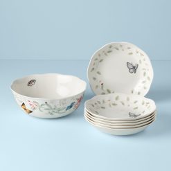 Lenox Everyday Flatware Butterfly Meadow 7-Piece Bowl Set