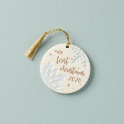 Lenox Everyday Flatware 2020 Our First Christmas Ornament