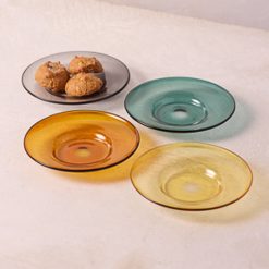 Lenox Everyday Flatware Niko Glass Plates, Set of 4