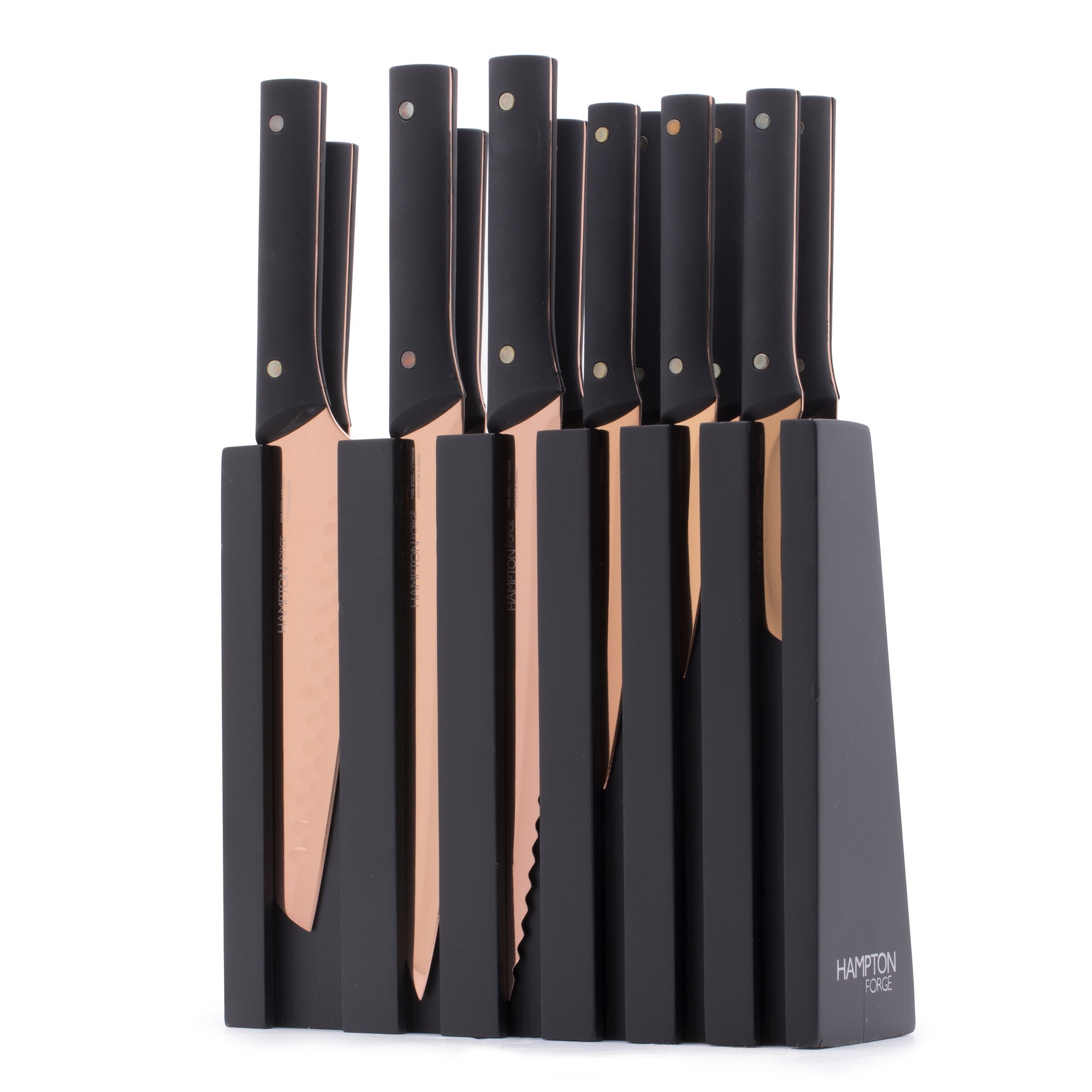 Lenox Everyday Flatware Knight Copper 13-Piece Cutlery Block Set