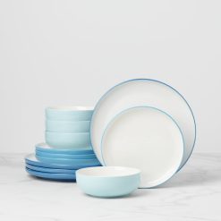 Lenox Everyday Flatware 24 Seven Colors Turquoise 12-Piece Dinnerware Set