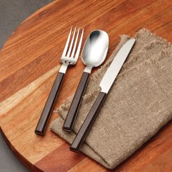 Alternative view of Lenox Everyday Flatware Henley Brown 16-Piece Flatware Set