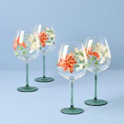 Alternative view of Lenox Everyday Flatware Butterfly Meadow Holiday Balloon Glasses, Set of 4