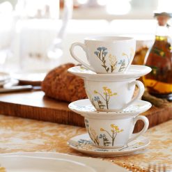 Alternative view of Lenox Everyday Flatware Wildflowers 8-Piece Espresso Cups & Saucers Set