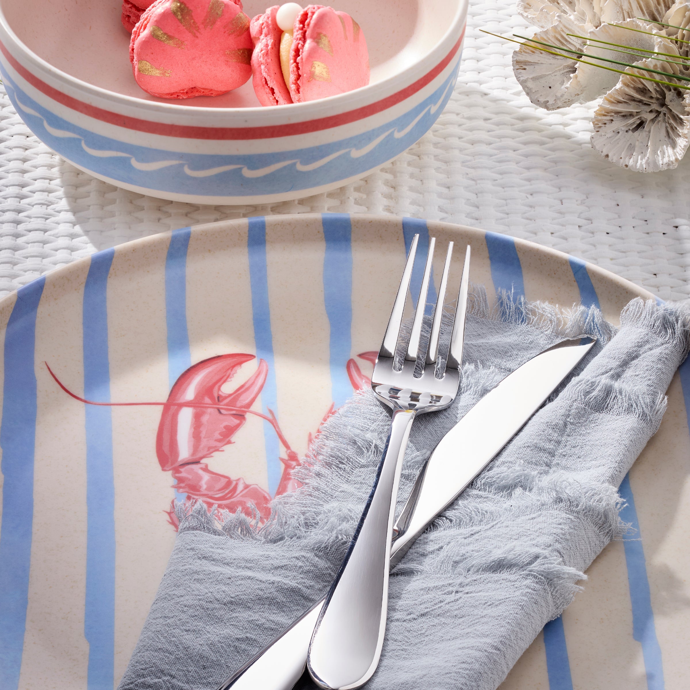 Lenox Everyday Flatware 24 Seven Melamine Wharfside 18-Piece Dinnerware Set - Image 4