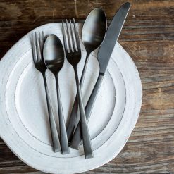 Alternative view of Lenox Everyday Flatware Marlise Black Satin 20-Piece Flatware Set