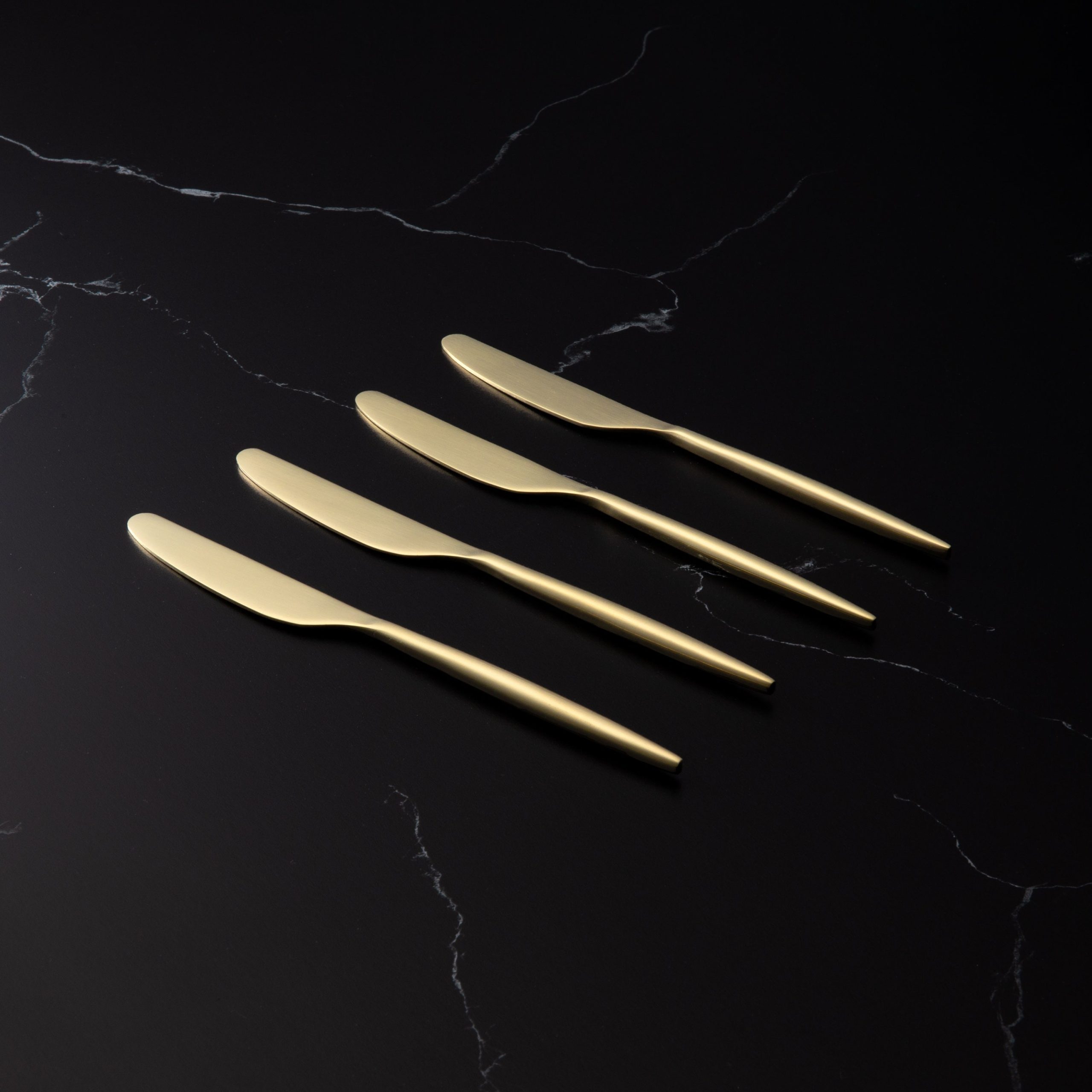 Lenox Everyday Flatware Gaze Champagne Satin Spreaders, Set of 4 - Image 2