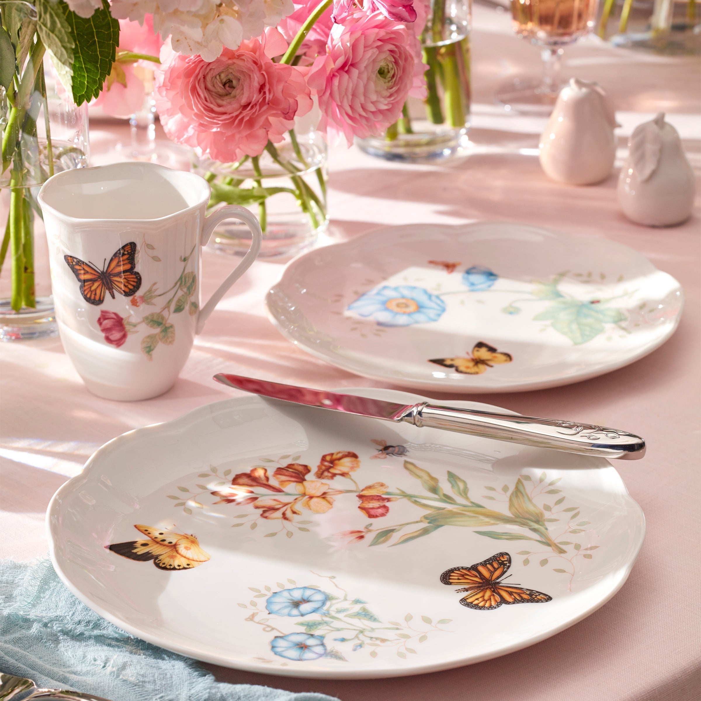 Lenox Everyday Flatware Butterfly Meadow Monarch Dinner Plate - Image 2