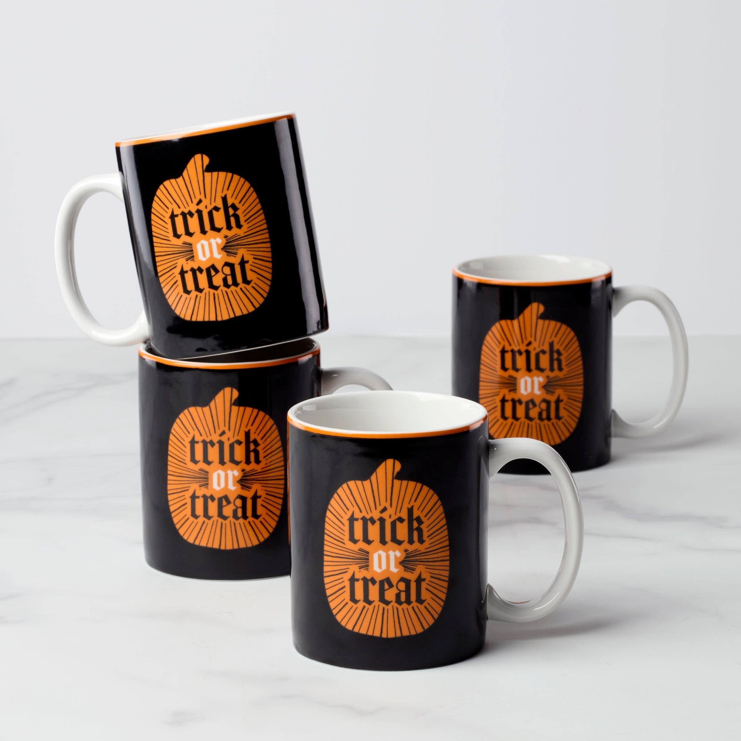 Lenox Everyday Flatware Vintro Halloween Mugs, Set of 4