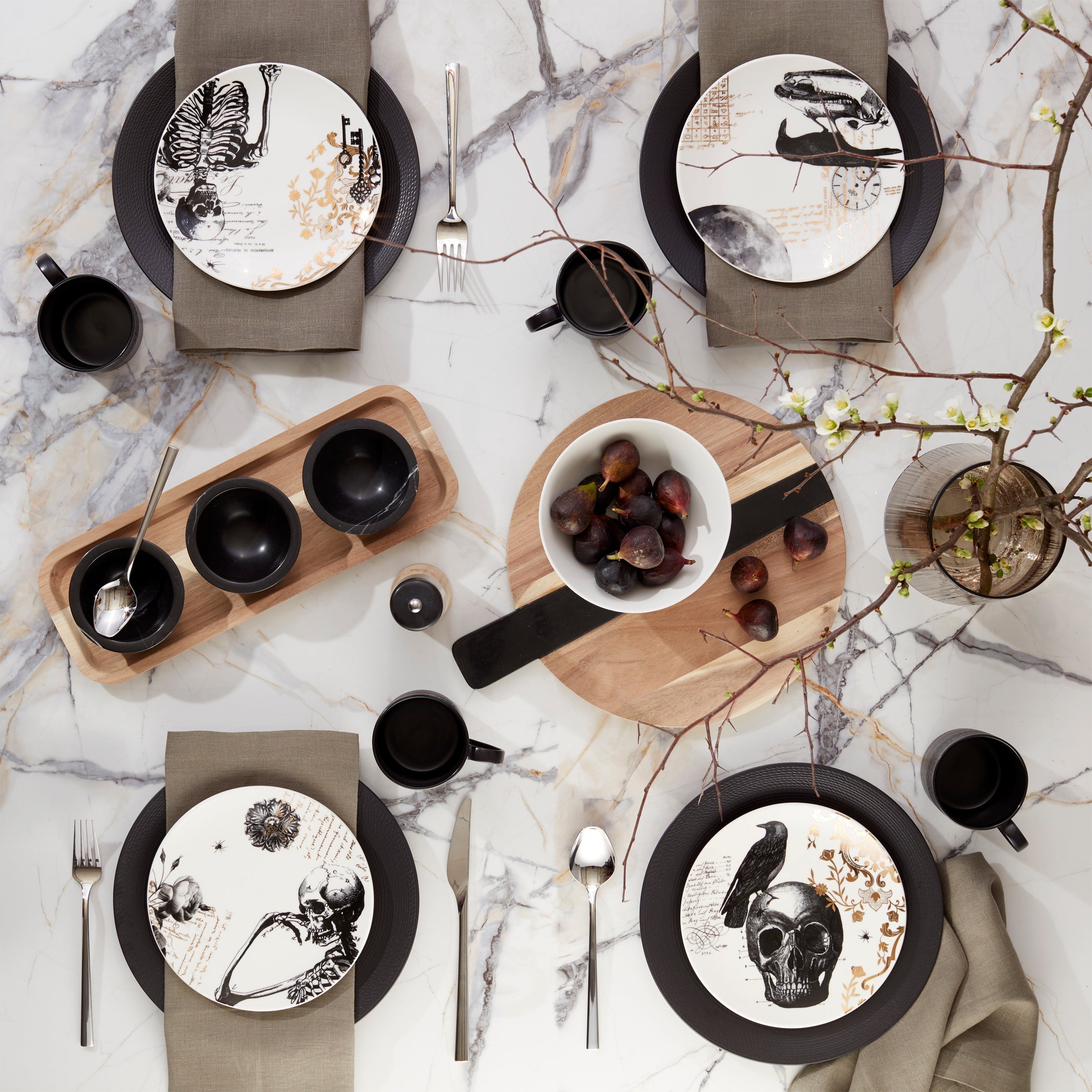 Lenox Everyday Flatware LX Collective Tray with 3 Dip Bowls - Image 18