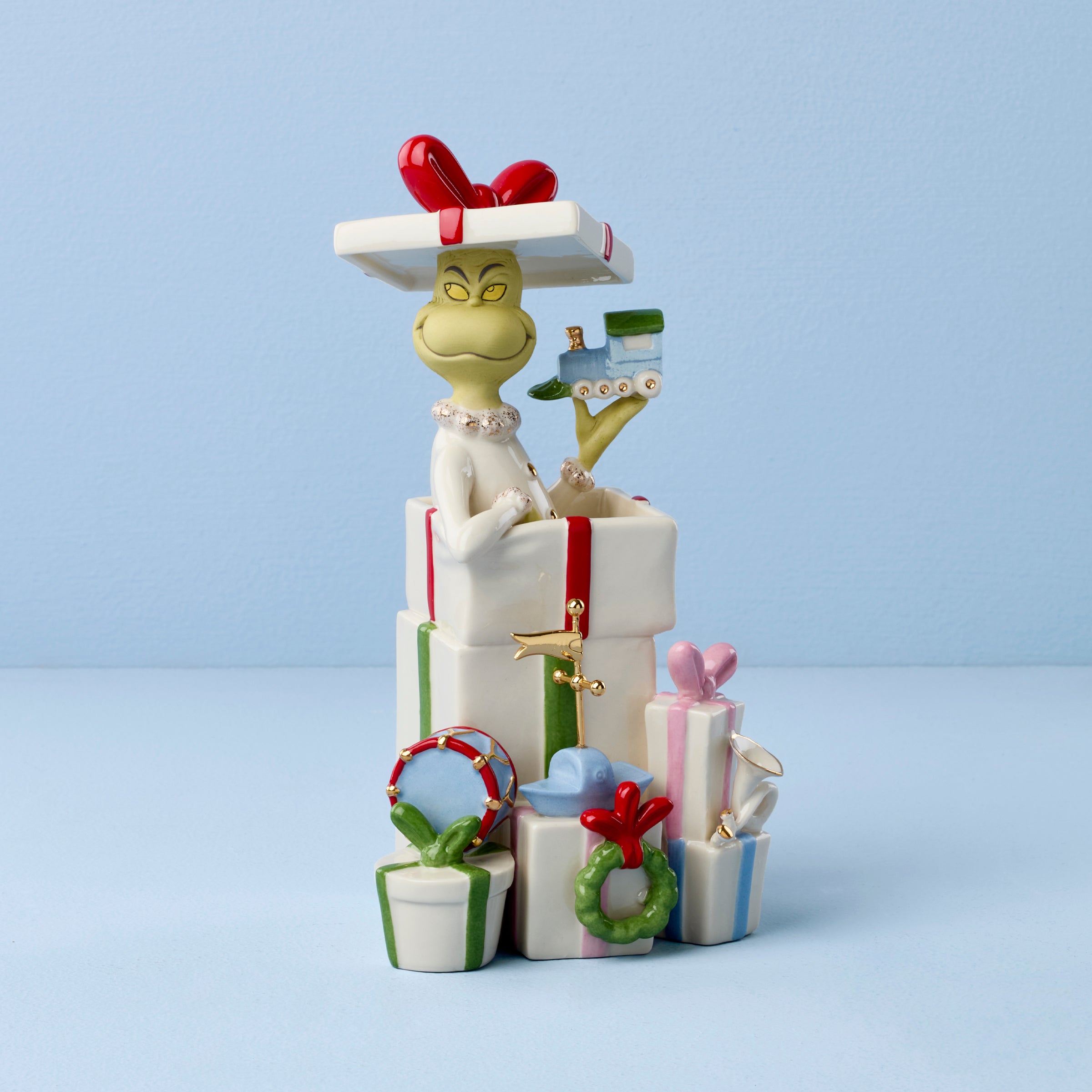 Lenox Everyday Flatware Grinch Gets The Gifts Figurine