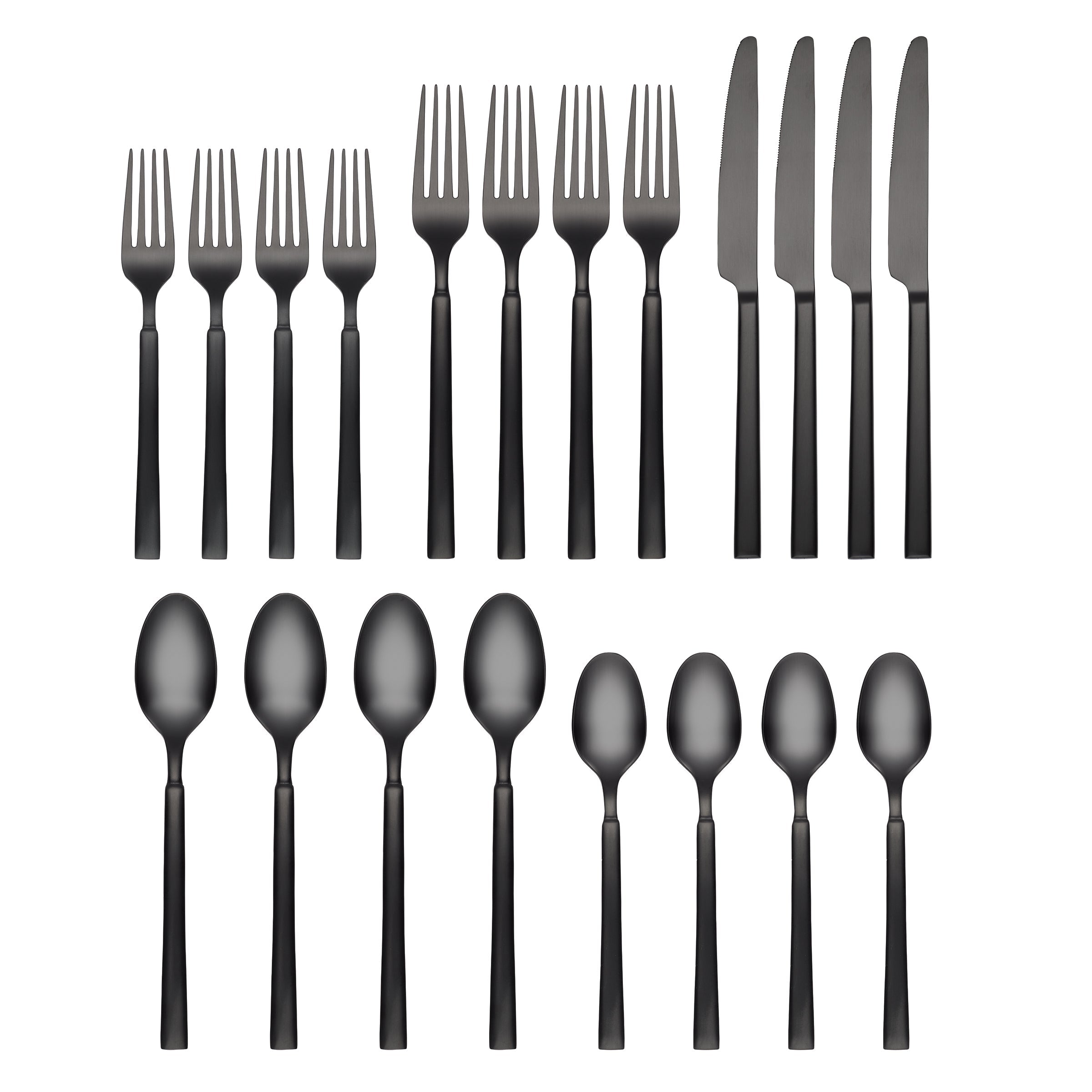 Lenox Everyday Flatware Gailann Black Satin 20-Piece Flatware Set - Image 2