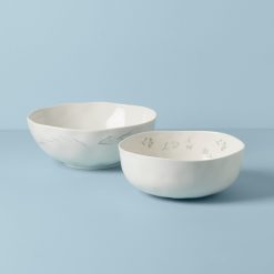 Alternative view of Lenox Everyday Flatware Oyster Bay 2-Piece Nesting Serving Bowls