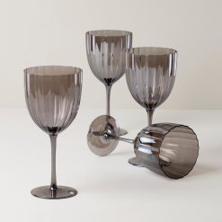 Lenox Everyday Flatware Curva Luxe All-Purpose Wine Glasses, Set of 4