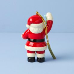 Alternative view of Lenox Everyday Flatware 2025 Santa with Mistletoe Ornament