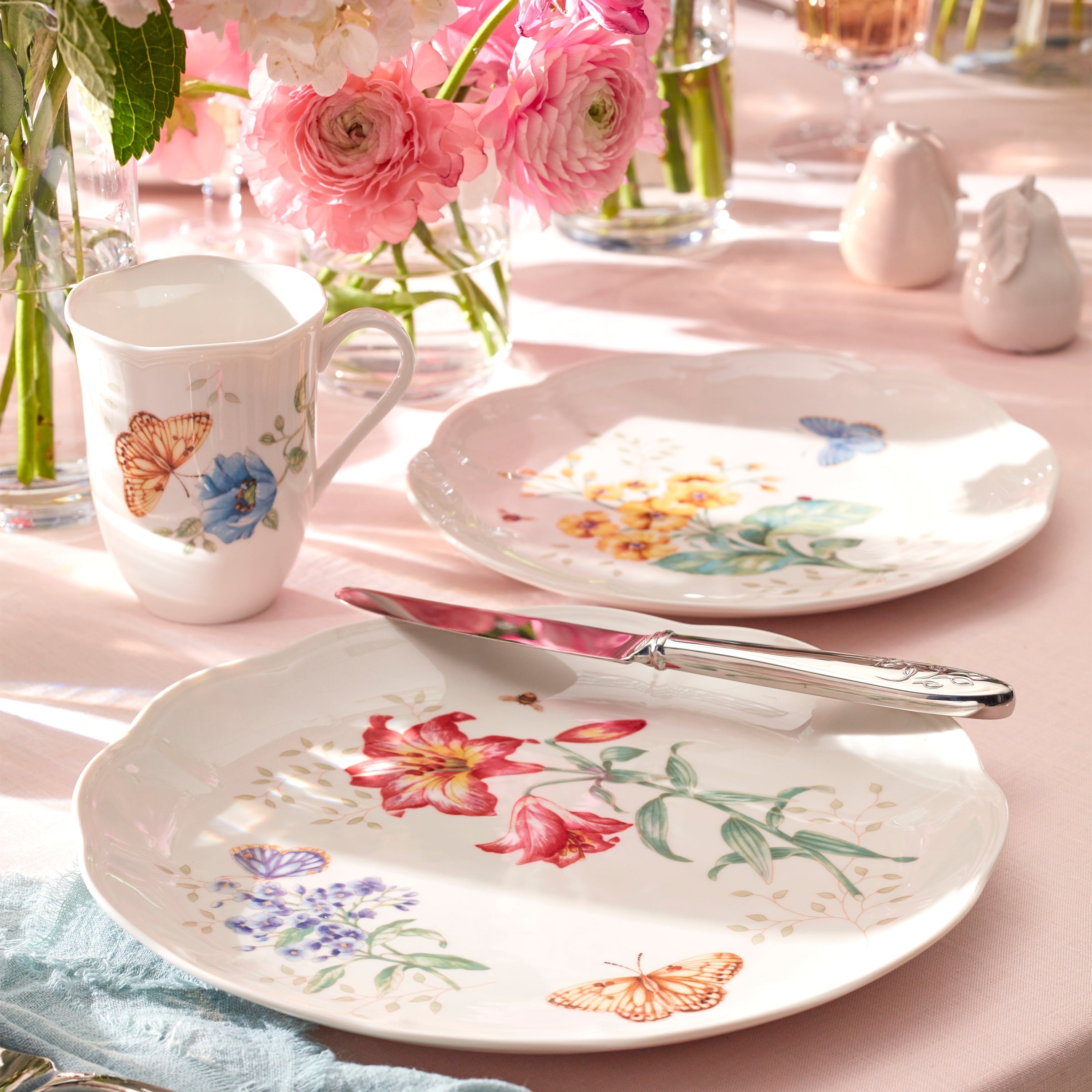 Lenox Everyday Flatware Butterfly Meadow Fritillary Dinner Plate - Image 2
