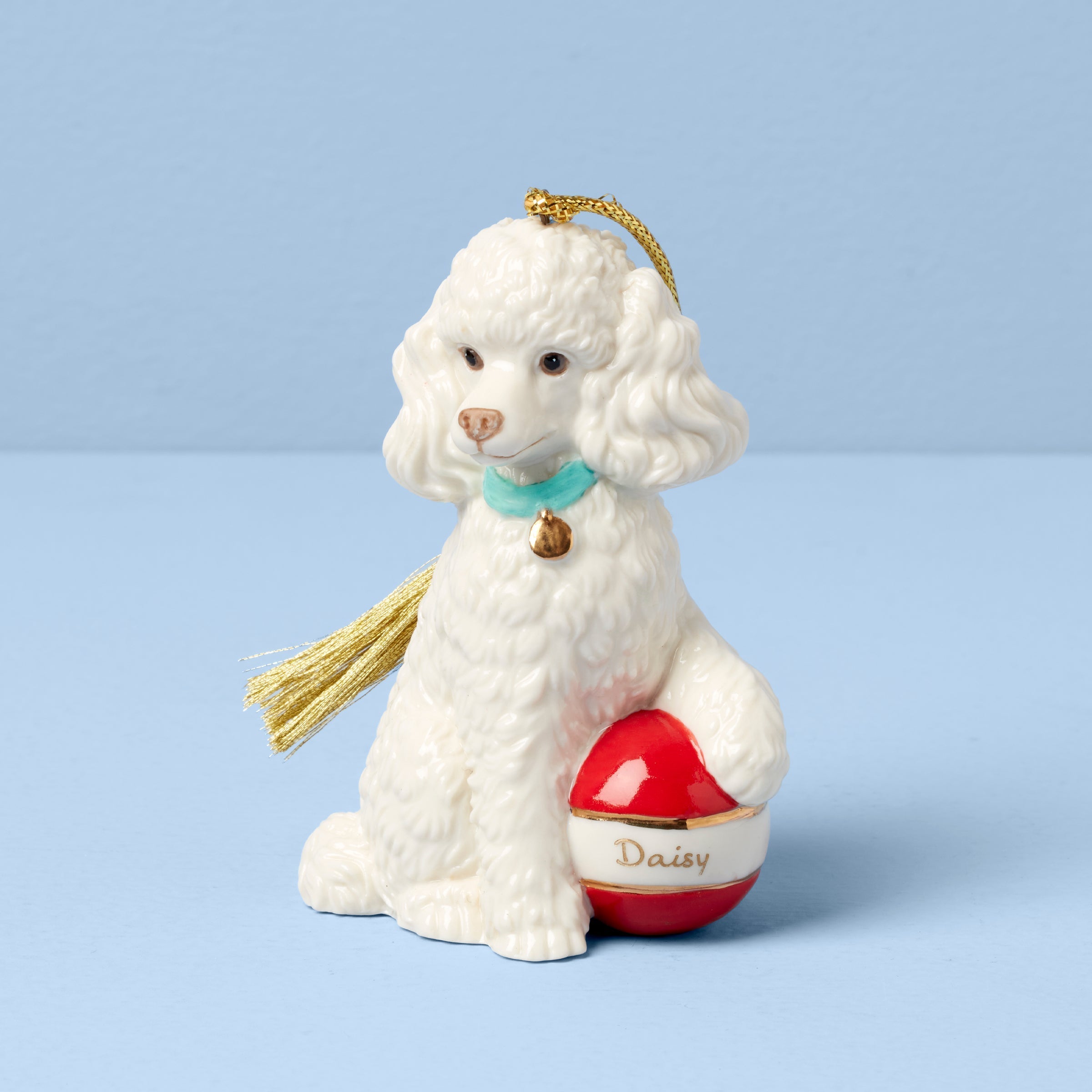 Lenox Everyday Flatware Personalized Poodle Ornament
