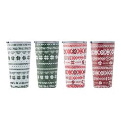 Lenox Everyday Flatware Fair Isle Highballs, Set of 4