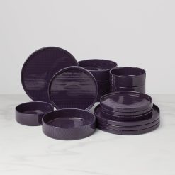 Lenox Everyday Flatware Modulus Nightshade 16-Piece Dinnerware Set