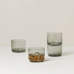 Alternative view of Lenox Everyday Flatware Tuscany Classics Stackable Smoke Short Glasses,  Set of 4