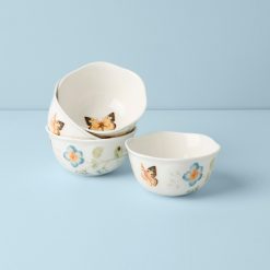 Lenox Everyday Flatware Butterfly Meadow 4-Piece Dessert Bowl Set