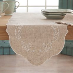 Lenox Everyday Flatware French Perle Linen Runner