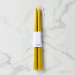 Lenox Everyday Flatware Dipped Citrine 12 Taper Candle, Set of 2