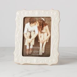 Lenox Everyday Flatware French Perle White 5x7 Photo Frame