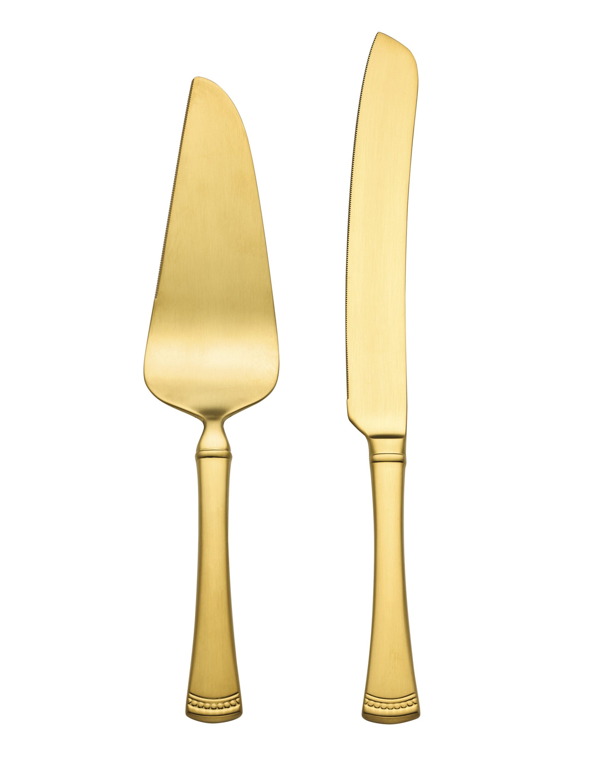 Lenox Everyday Flatware Portola Gold Satin 2-Piece Dessert Set - Image 4