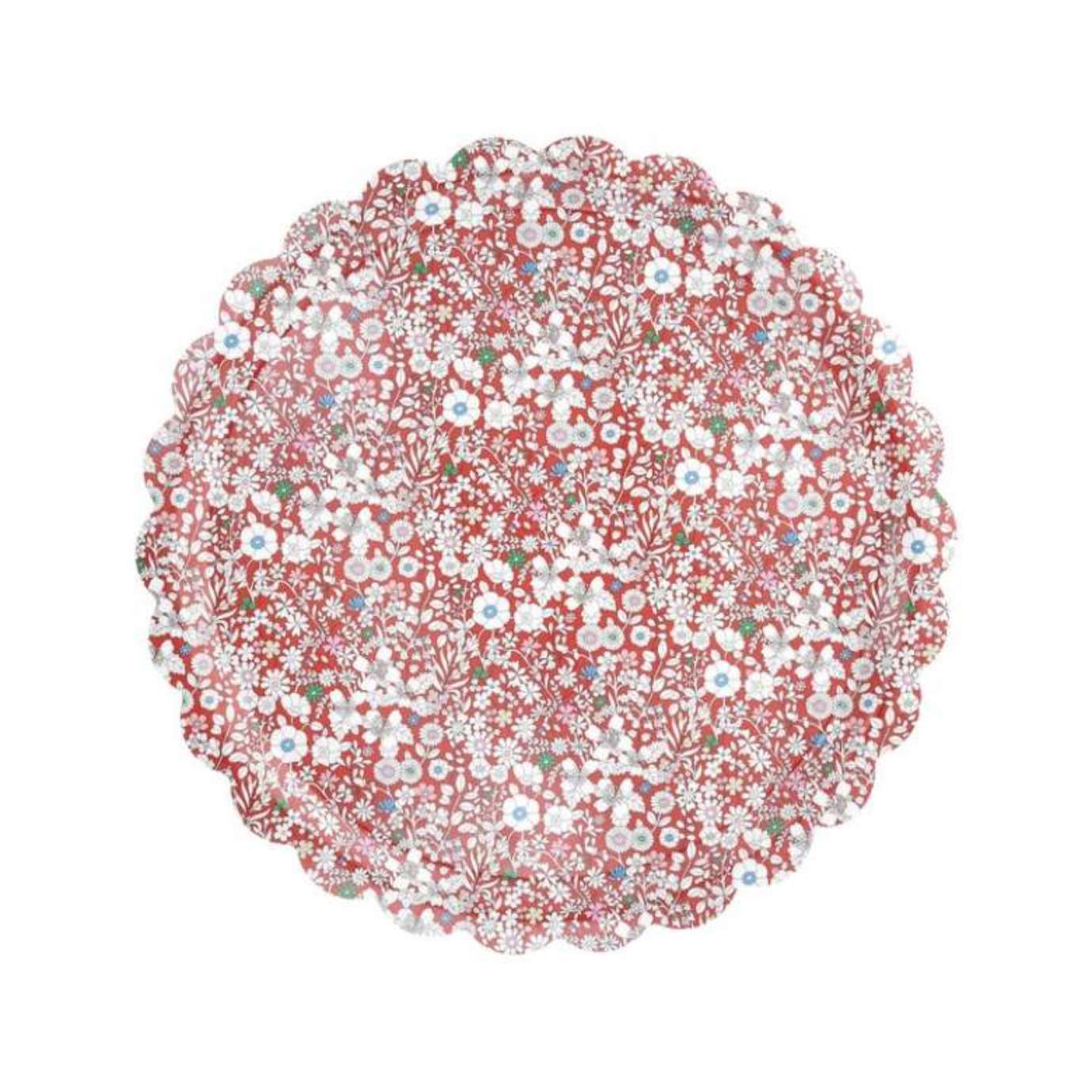 Lenox Everyday Flatware Meri Meri x Liberty Red June's Meadow Small Tray