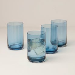 Alternative view of Lenox Everyday Flatware Tuscany Classics Stackable Blue Coolers, Set of 4