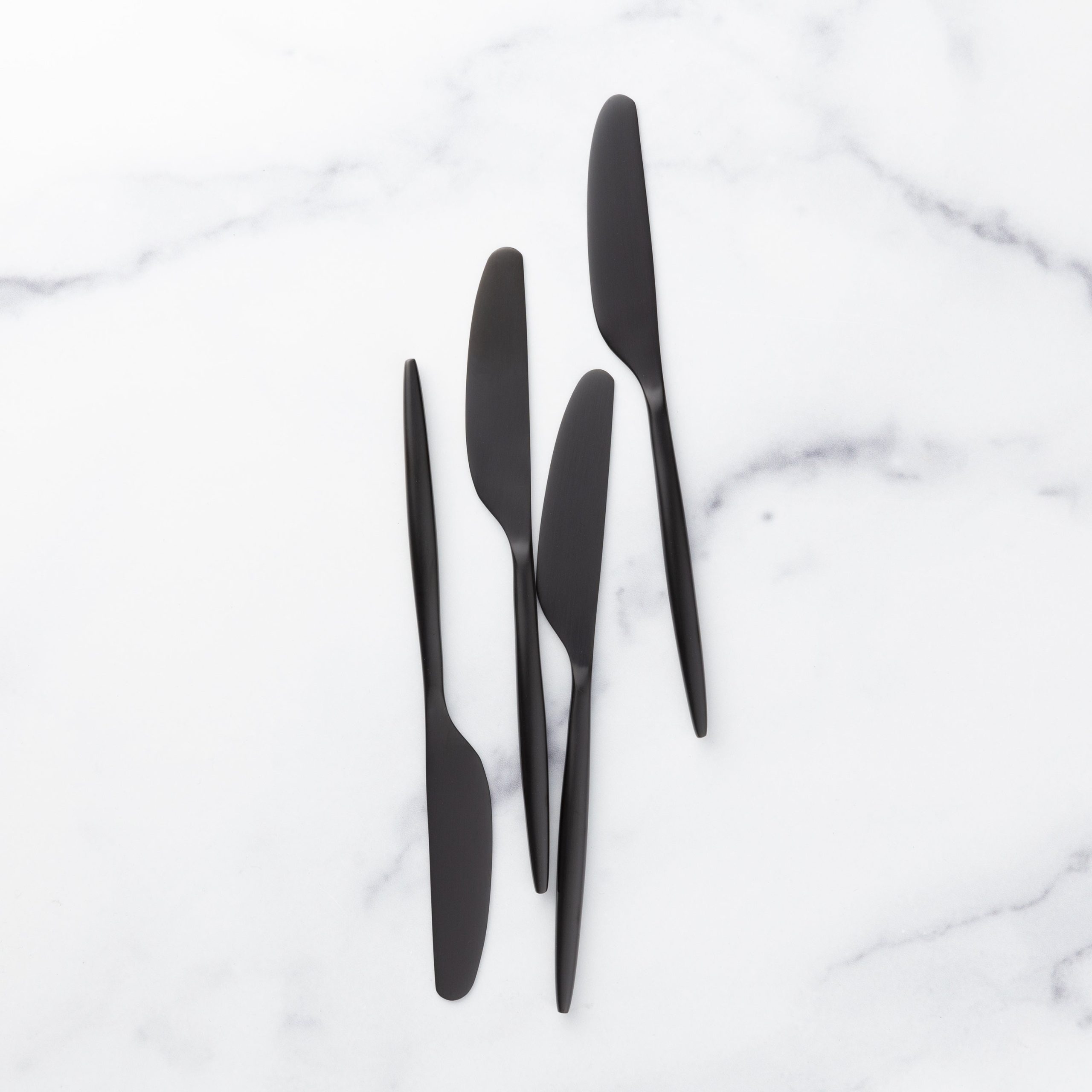 Lenox Everyday Flatware Gaze Black Satin Spreaders, Set of 4