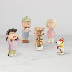 Alternative view of Lenox Everyday Flatware Peanuts A Charlie Brown Christmas 5-Piece Figurine Set