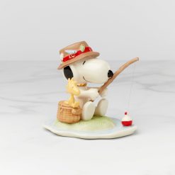 Lenox Everyday Flatware Peanuts Fishing Buddies Figurine