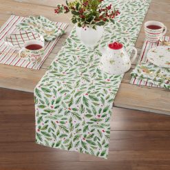 Alternative view of Lenox Everyday Flatware Bayberry Merry & Bright Dinner Napkins, Set of 4