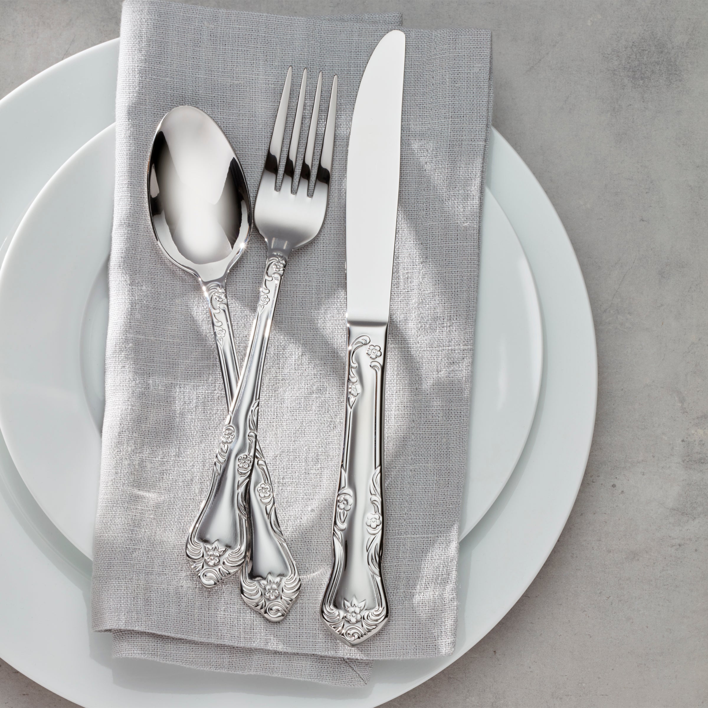 Lenox Everyday Flatware Azalea 20-Piece Flatware Set - Image 3