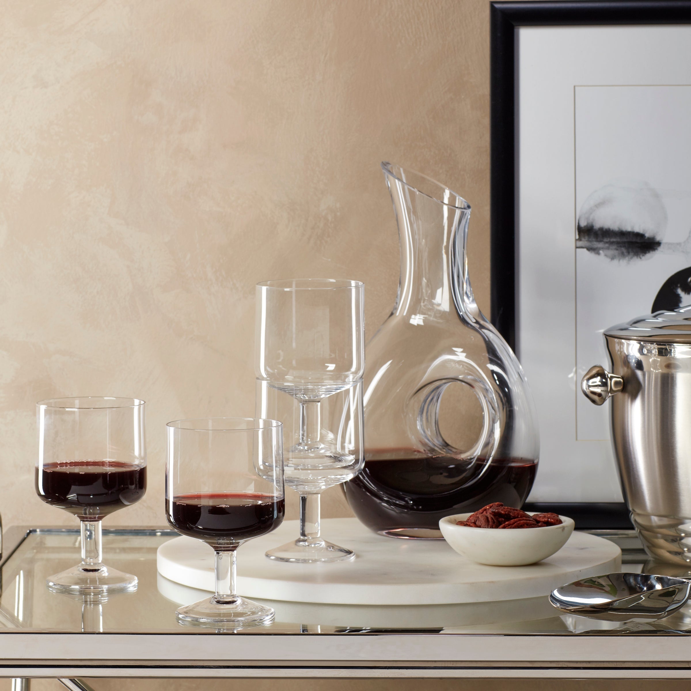 Lenox Everyday Flatware Tuscany Classics Stackable Wine Glasses, Set of 4 - Image 6