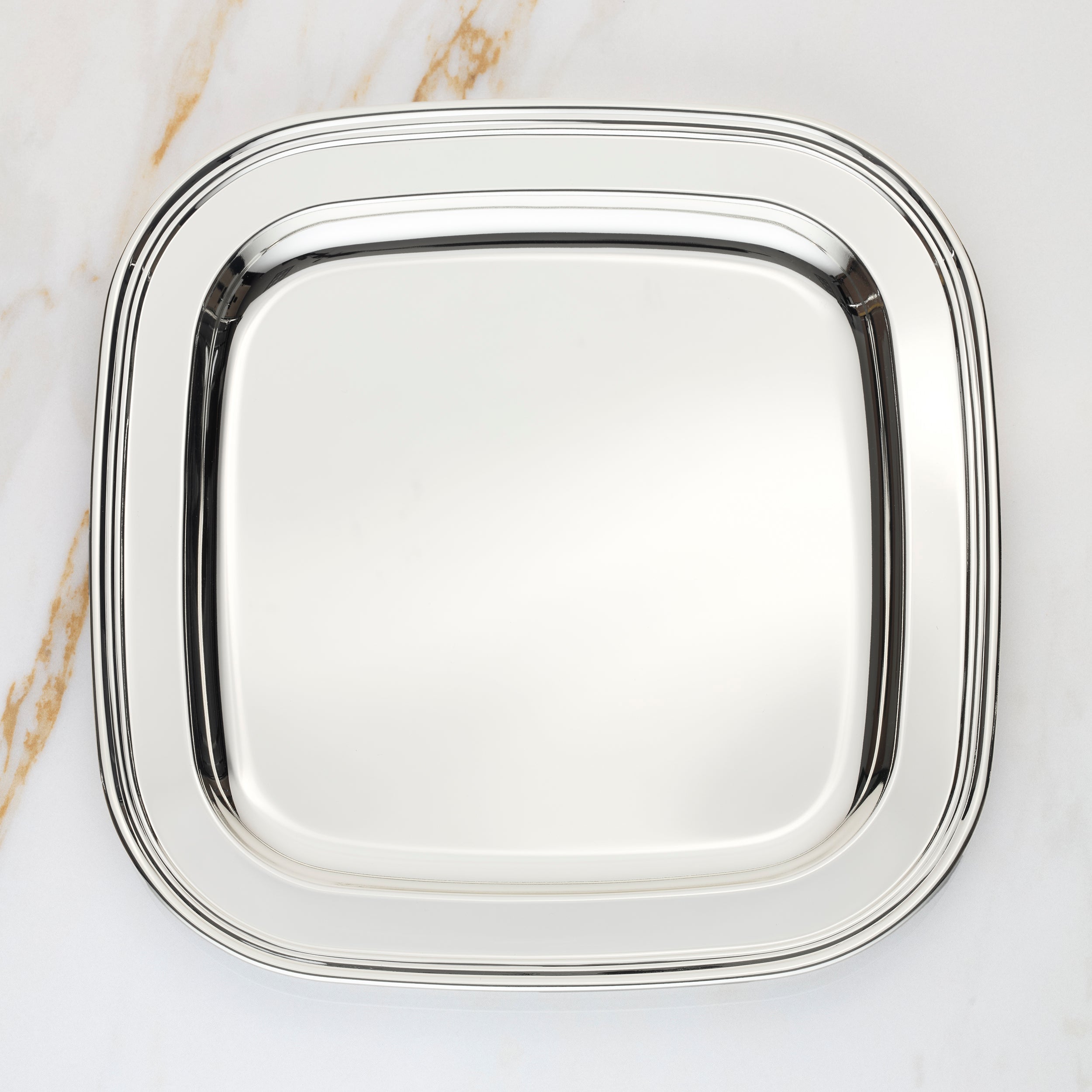 Lenox Everyday Flatware Derby Silverplate Square Tray