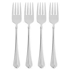 Lenox Everyday Flatware Juilliard Salad Forks, Set of 4